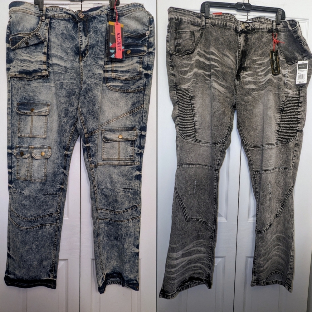 Big Men's Denim Jeans Assortment.